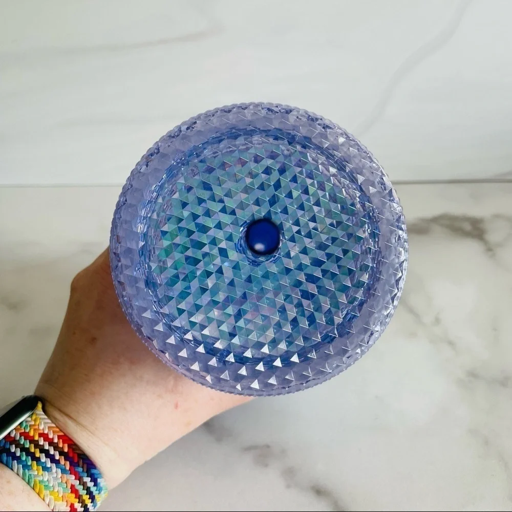 Starbucks Summer 2021 Mermaid Blue/Purple Ombré Studded Grande Tumbler- 16oz